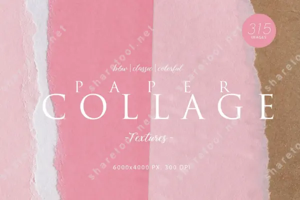 300+ Paper Collage Textures